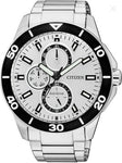 Eco Drive Plata Chronograph